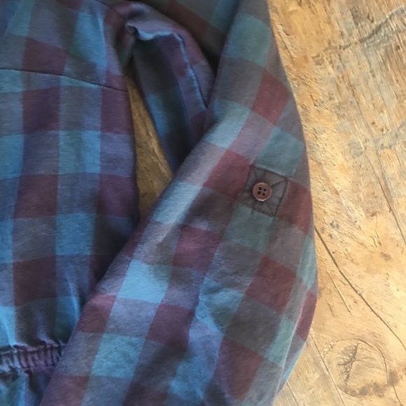 🍁 Blue buffalo plaid shirt dress! - Picture 7 of 7